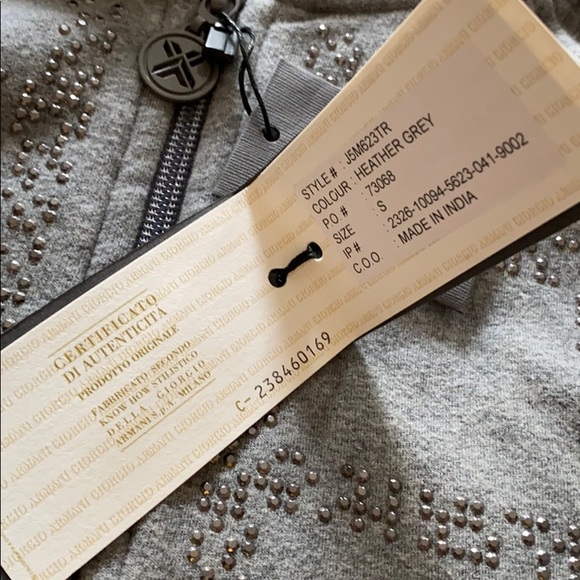 A/X Armani Exchange 1/3 sleeve hoodie - Picture 6 of 11